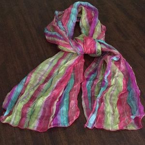 Long silk scarf/tie